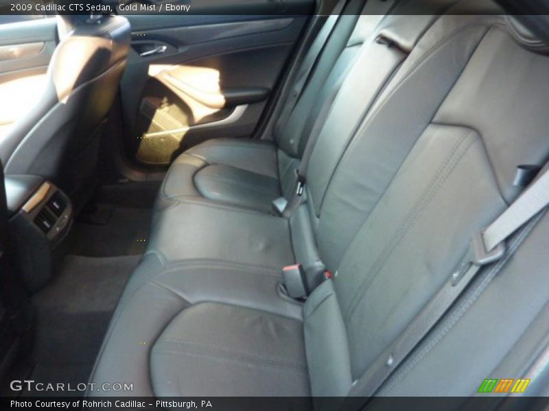 Gold Mist / Ebony 2009 Cadillac CTS Sedan