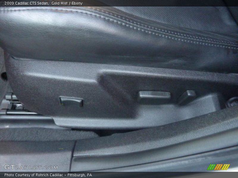 Gold Mist / Ebony 2009 Cadillac CTS Sedan