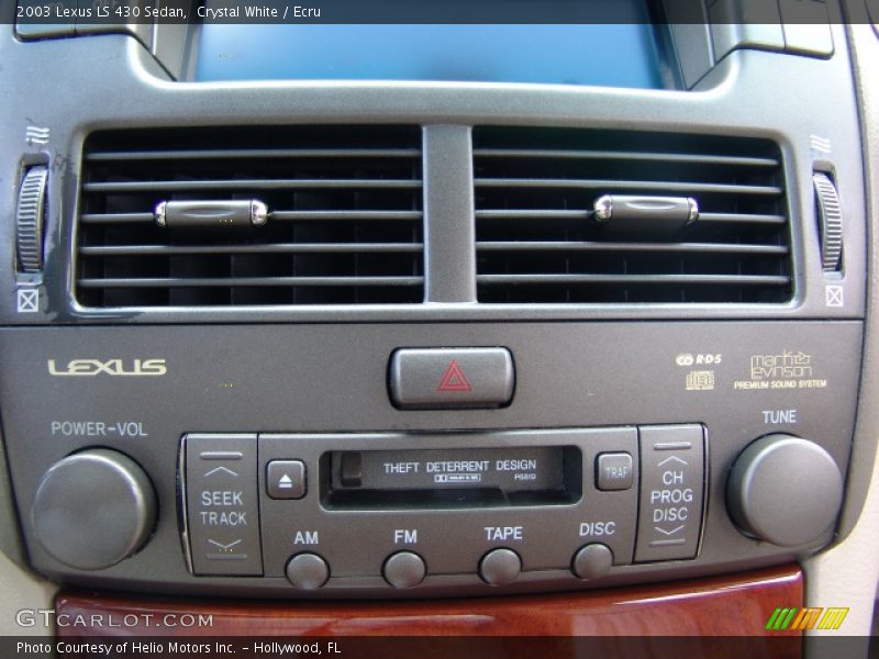 Crystal White / Ecru 2003 Lexus LS 430 Sedan