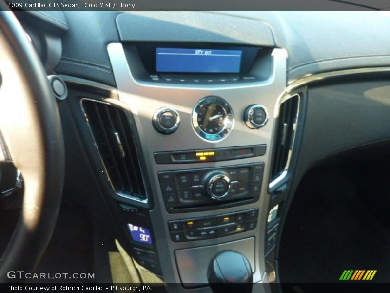 Gold Mist / Ebony 2009 Cadillac CTS Sedan