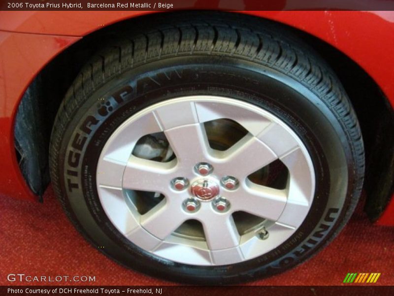 Barcelona Red Metallic / Beige 2006 Toyota Prius Hybrid