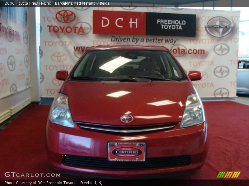 Barcelona Red Metallic / Beige 2006 Toyota Prius Hybrid