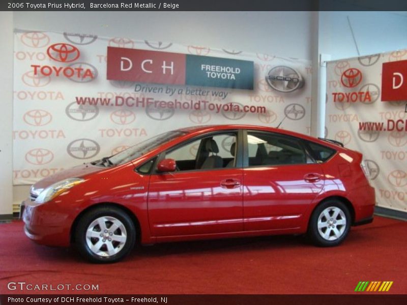 Barcelona Red Metallic / Beige 2006 Toyota Prius Hybrid