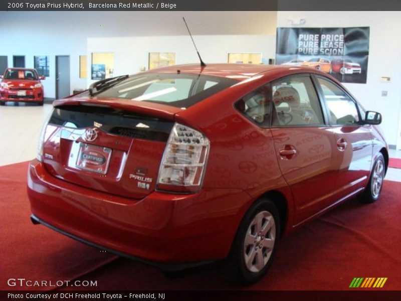 Barcelona Red Metallic / Beige 2006 Toyota Prius Hybrid