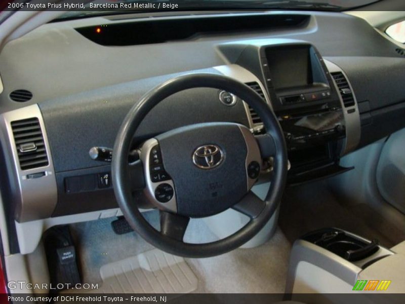 Barcelona Red Metallic / Beige 2006 Toyota Prius Hybrid
