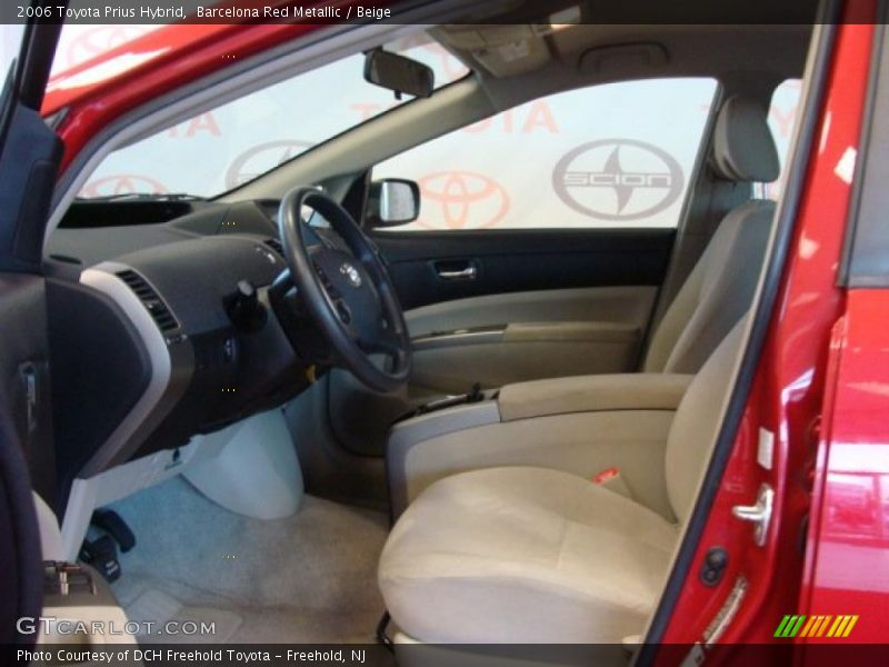 Barcelona Red Metallic / Beige 2006 Toyota Prius Hybrid