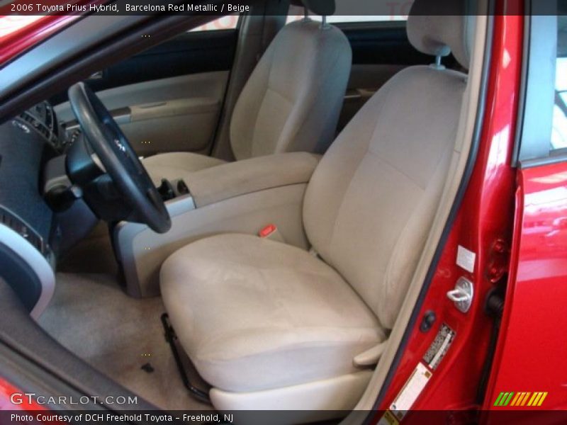 Barcelona Red Metallic / Beige 2006 Toyota Prius Hybrid