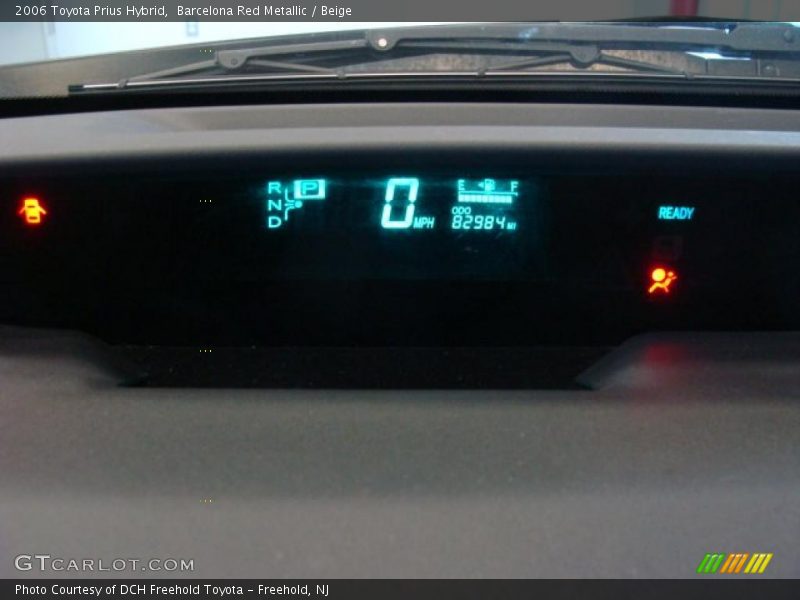 Barcelona Red Metallic / Beige 2006 Toyota Prius Hybrid