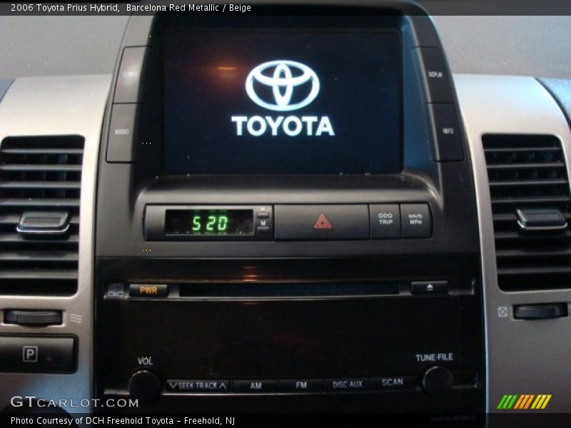 Barcelona Red Metallic / Beige 2006 Toyota Prius Hybrid
