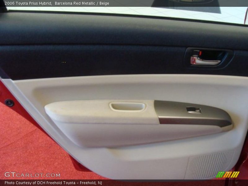 Barcelona Red Metallic / Beige 2006 Toyota Prius Hybrid