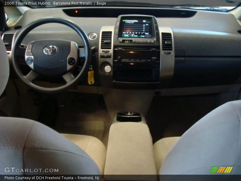 Barcelona Red Metallic / Beige 2006 Toyota Prius Hybrid