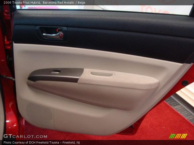 Barcelona Red Metallic / Beige 2006 Toyota Prius Hybrid