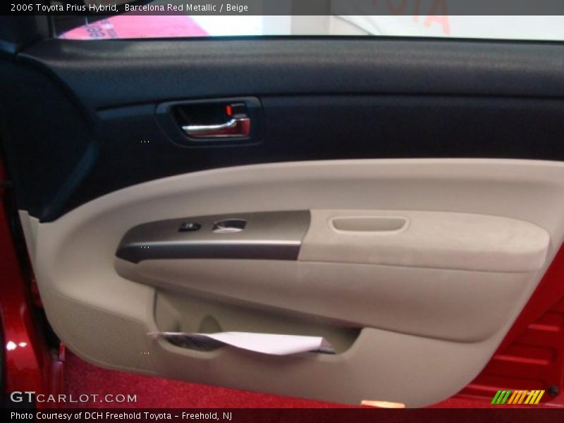 Barcelona Red Metallic / Beige 2006 Toyota Prius Hybrid