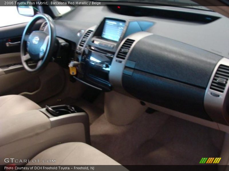 Barcelona Red Metallic / Beige 2006 Toyota Prius Hybrid