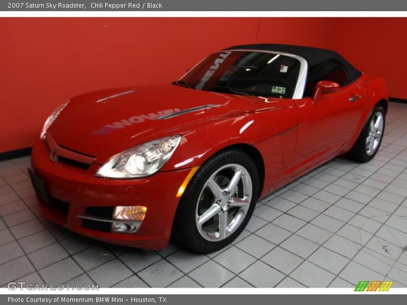 Chili Pepper Red / Black 2007 Saturn Sky Roadster