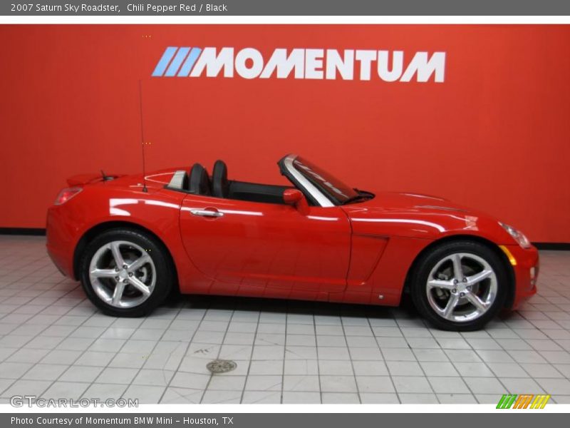 Chili Pepper Red / Black 2007 Saturn Sky Roadster
