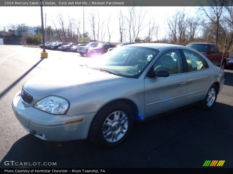Gold Ash Metallic / Medium Parchment 2004 Mercury Sable GS Sedan