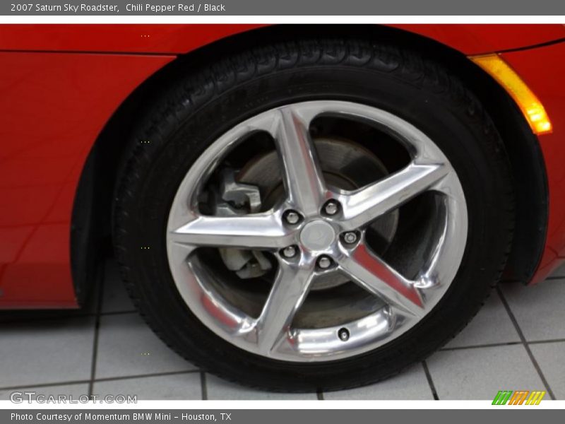 Chili Pepper Red / Black 2007 Saturn Sky Roadster