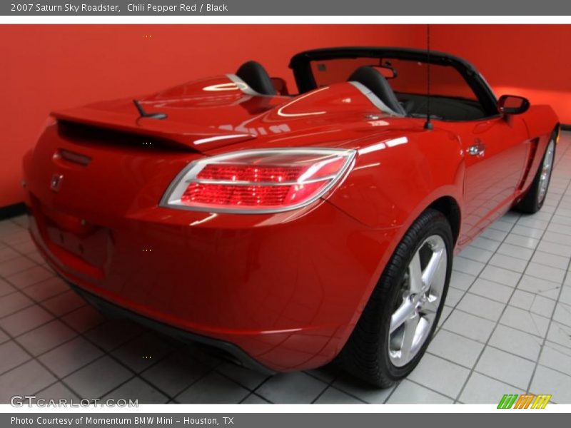 Chili Pepper Red / Black 2007 Saturn Sky Roadster
