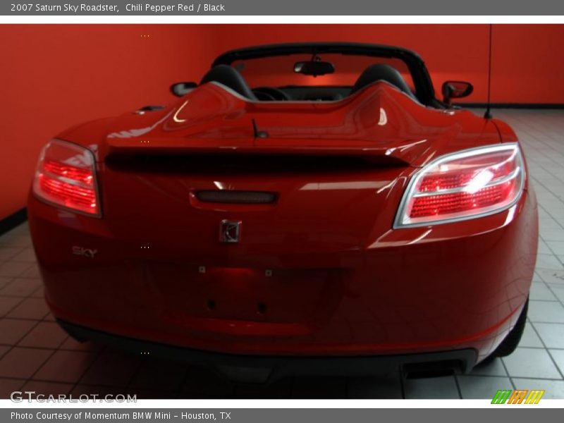 Chili Pepper Red / Black 2007 Saturn Sky Roadster