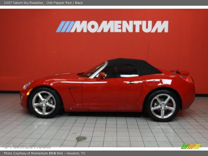 Chili Pepper Red / Black 2007 Saturn Sky Roadster