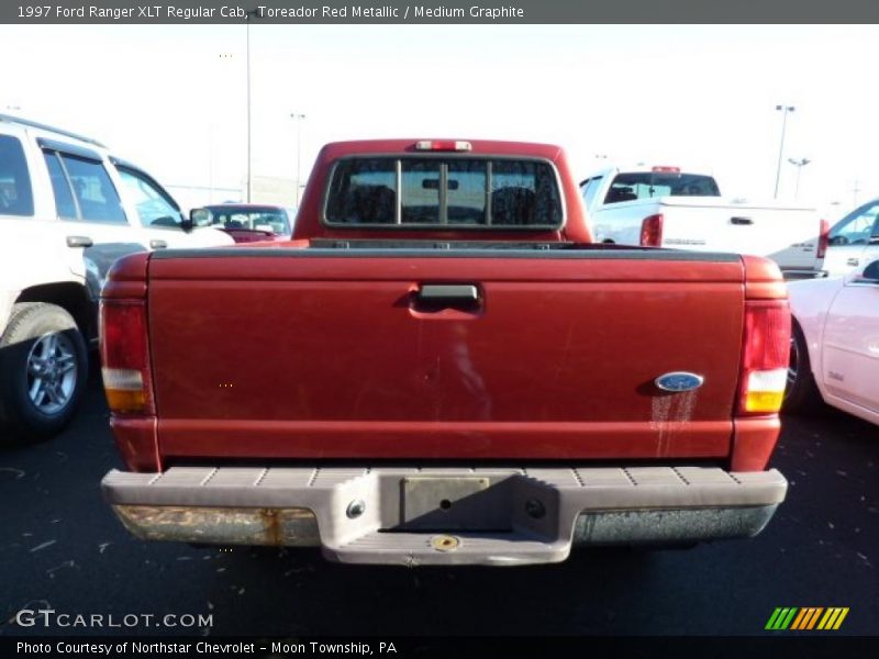 Toreador Red Metallic / Medium Graphite 1997 Ford Ranger XLT Regular Cab