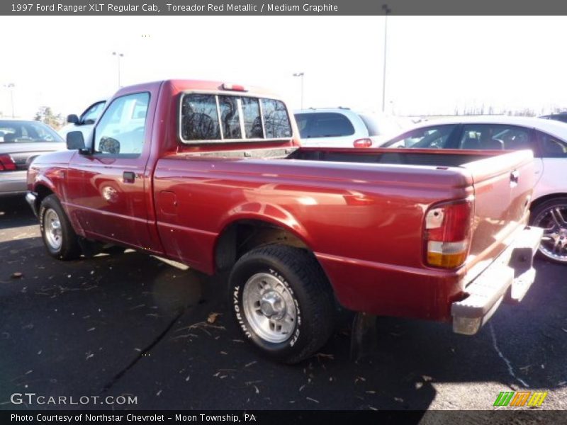 Toreador Red Metallic / Medium Graphite 1997 Ford Ranger XLT Regular Cab