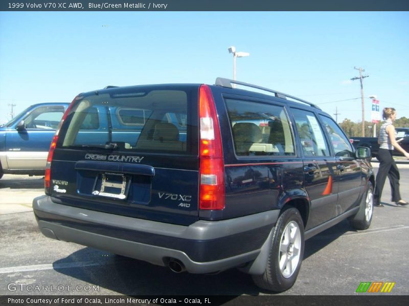 Blue/Green Metallic / Ivory 1999 Volvo V70 XC AWD