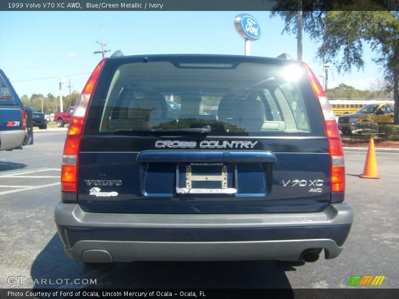 Blue/Green Metallic / Ivory 1999 Volvo V70 XC AWD