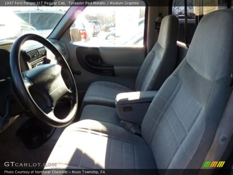 Toreador Red Metallic / Medium Graphite 1997 Ford Ranger XLT Regular Cab