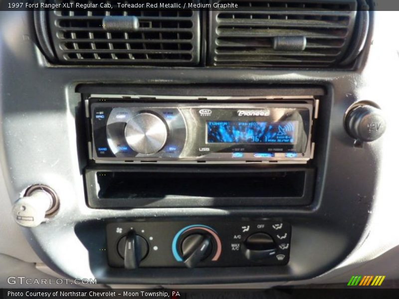 Toreador Red Metallic / Medium Graphite 1997 Ford Ranger XLT Regular Cab