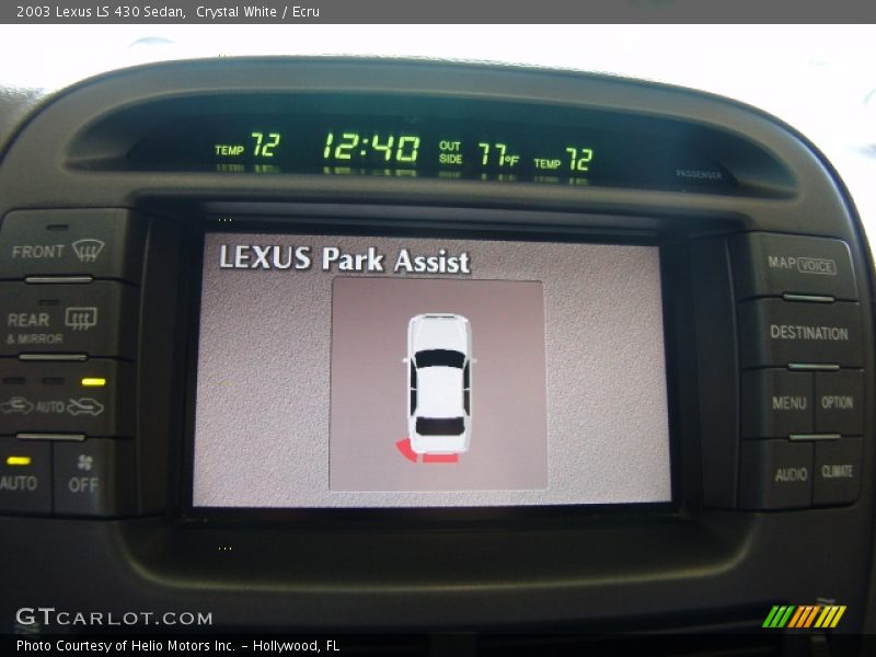 Crystal White / Ecru 2003 Lexus LS 430 Sedan