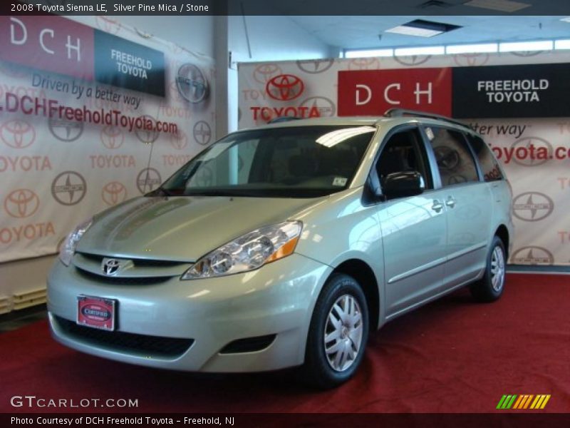 Silver Pine Mica / Stone 2008 Toyota Sienna LE