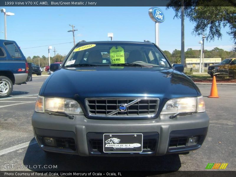 Blue/Green Metallic / Ivory 1999 Volvo V70 XC AWD