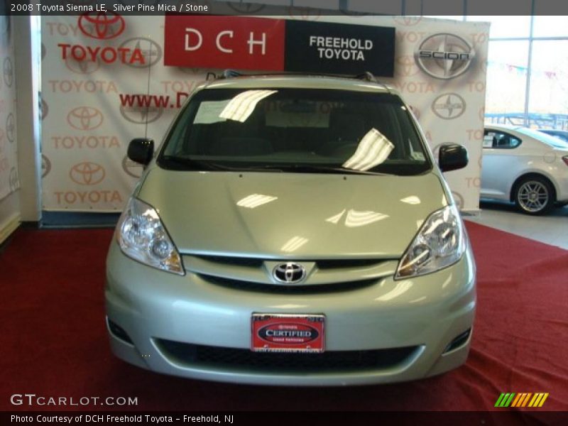Silver Pine Mica / Stone 2008 Toyota Sienna LE