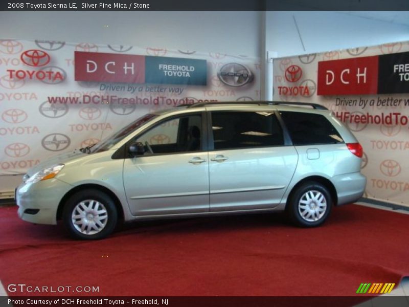 Silver Pine Mica / Stone 2008 Toyota Sienna LE