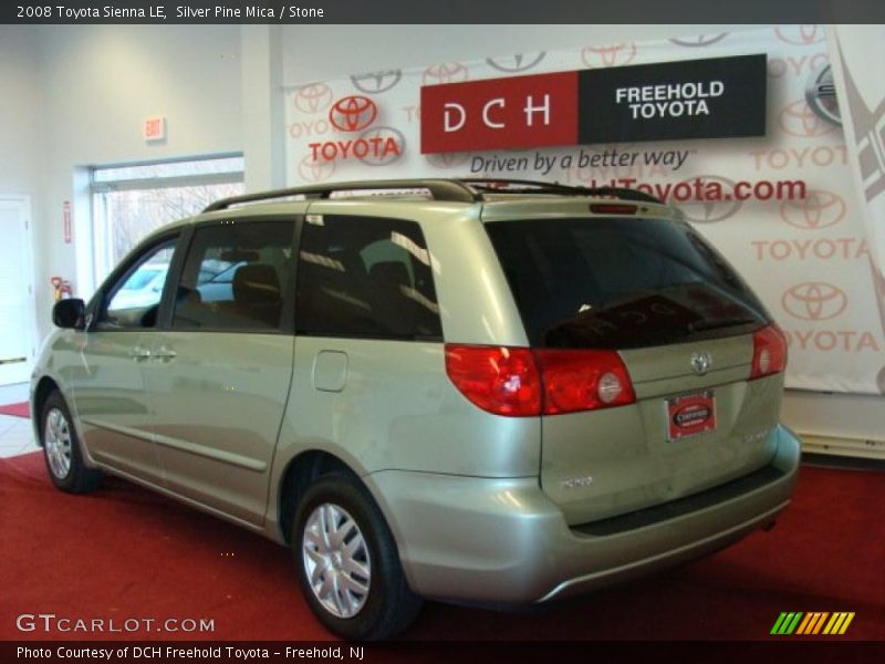 Silver Pine Mica / Stone 2008 Toyota Sienna LE