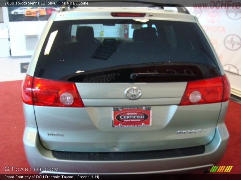 Silver Pine Mica / Stone 2008 Toyota Sienna LE