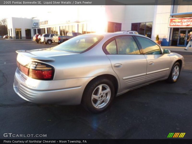 Liquid Silver Metallic / Dark Pewter 2005 Pontiac Bonneville SE