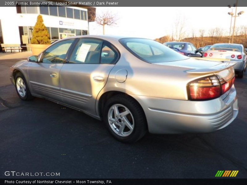 Liquid Silver Metallic / Dark Pewter 2005 Pontiac Bonneville SE