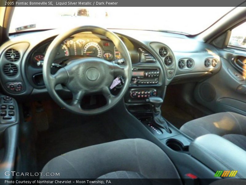 Liquid Silver Metallic / Dark Pewter 2005 Pontiac Bonneville SE