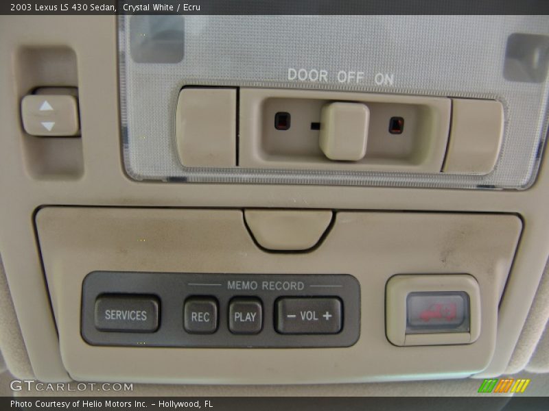 Crystal White / Ecru 2003 Lexus LS 430 Sedan