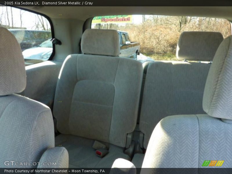 Diamond Silver Metallic / Gray 2005 Kia Sedona LX