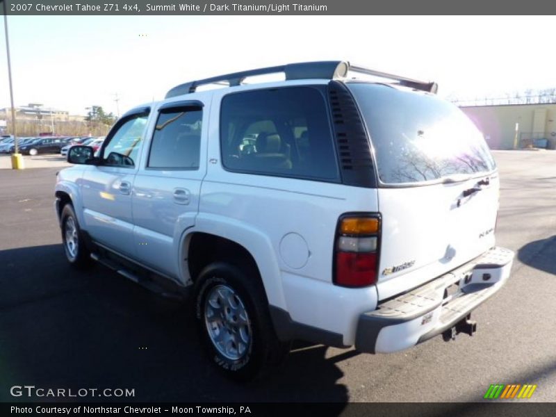 Summit White / Dark Titanium/Light Titanium 2007 Chevrolet Tahoe Z71 4x4