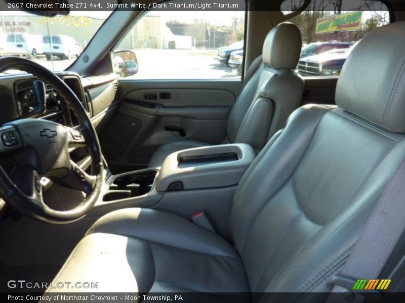 Summit White / Dark Titanium/Light Titanium 2007 Chevrolet Tahoe Z71 4x4