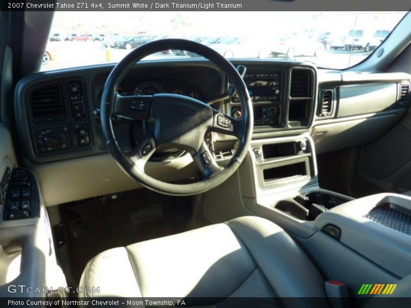 Summit White / Dark Titanium/Light Titanium 2007 Chevrolet Tahoe Z71 4x4