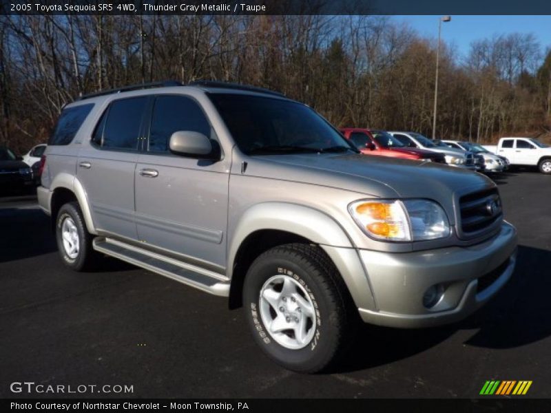 Thunder Gray Metallic / Taupe 2005 Toyota Sequoia SR5 4WD