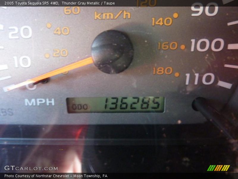 Thunder Gray Metallic / Taupe 2005 Toyota Sequoia SR5 4WD