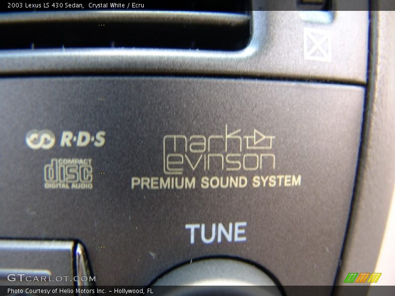 Crystal White / Ecru 2003 Lexus LS 430 Sedan