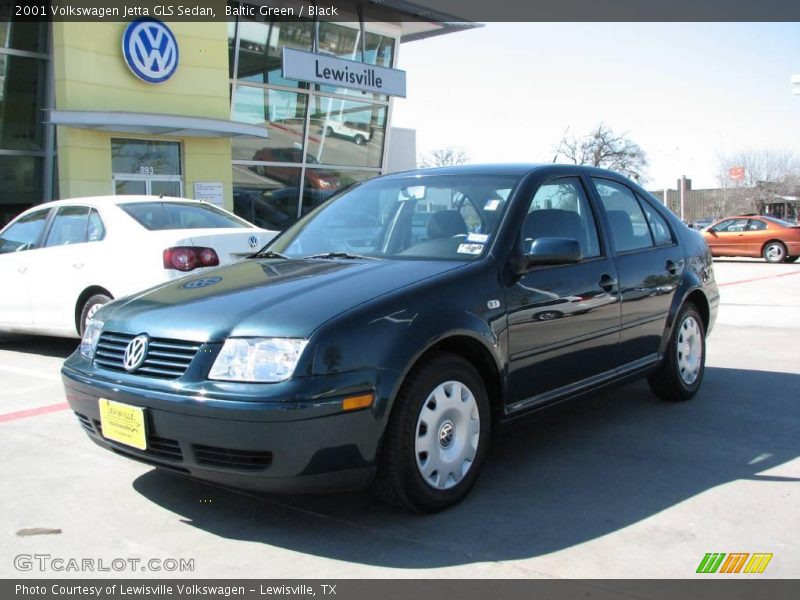 Baltic Green / Black 2001 Volkswagen Jetta GLS Sedan